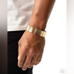 Linear Layers Men's Cuff Bracelet